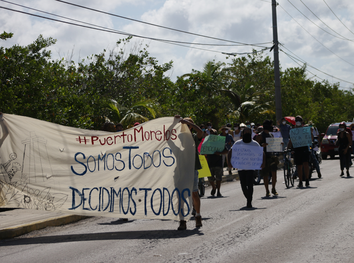 Derechos Humanos da largas a demanda por represión policíaca en Puerto Morelos