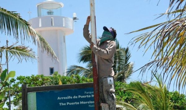 EMBELLECEN LA VENTANA AL MAR; INSTRUYE LAURA EL CAMBIO Y MANTENIMIENTO DEL ALUMBRADO