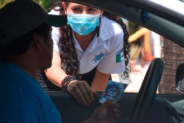 Instalan filtro para evitar concentraciones en playas de Puerto Morelos