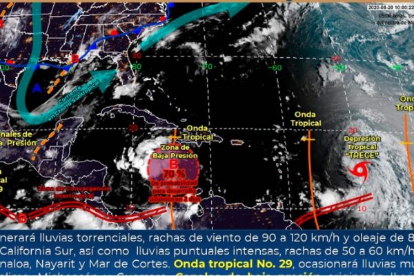 Pronóstico del clima para hoy 20 de agosto de 2020