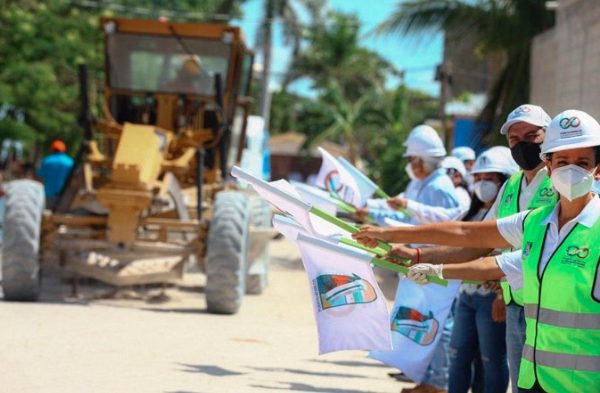 Laura Fernández dignifica “La Fe” y “Tierra Nueva” con obras de pavimentación