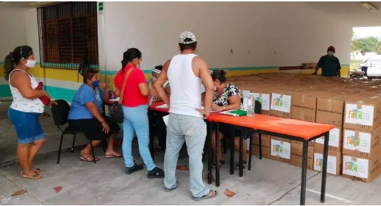 Condicionan entrega de despensas en escuelas de tiempo completo