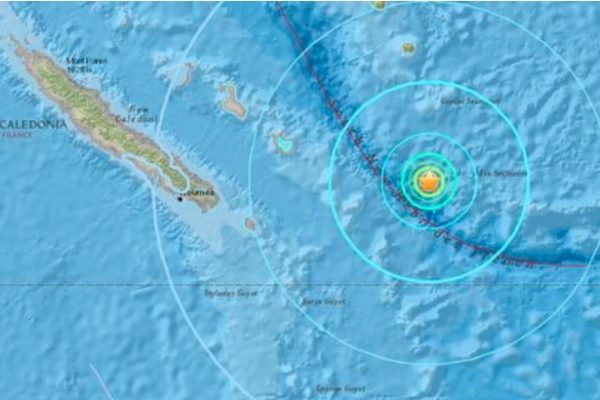 Se registra un sismo de magnitud 7,7 en el Pacífico