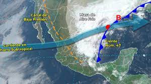 El frente frío 47 no solo trae lluvias a México, también temperaturas de más de 40 °C para algunas regiones del país