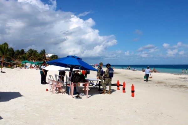 Refuerzan vigilancia en Puerto Morelos por fin de semana largo