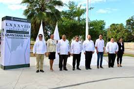 Conmemoran en Puerto Morelos el 88 aniversario de la reincorporación de Quintana Roo como entidad federativa