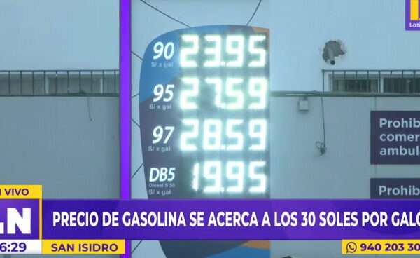 Precio internacional de la gasolina es S/ 1,7 mayor al del petróleo