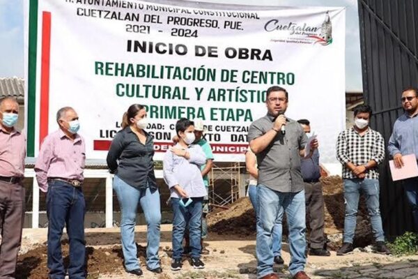 Inician rehabilitación del Centro Cultural y Artístico de Cuetzalan