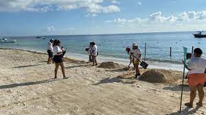 Realizan visita de control a playas Blue Flag de Puerto Morelos