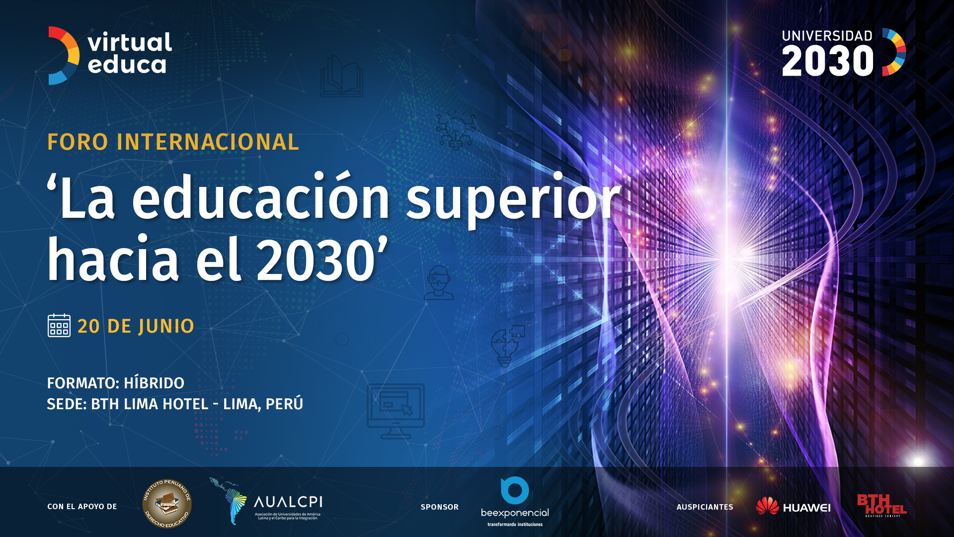 La educación superior hacia 2030: foro internacional en formato híbrido