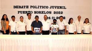 Organiza Debate Político Juvenil Puerto Morelos 2022