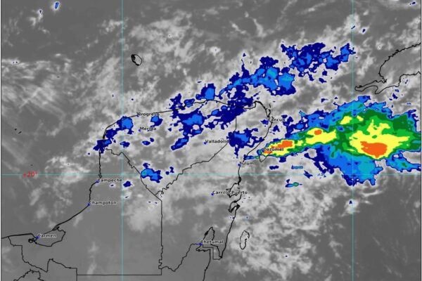 Pronostican lluvias fuertes para Quintana Roo