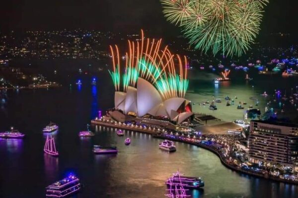 En Australia ya celebran el Año Nuevo