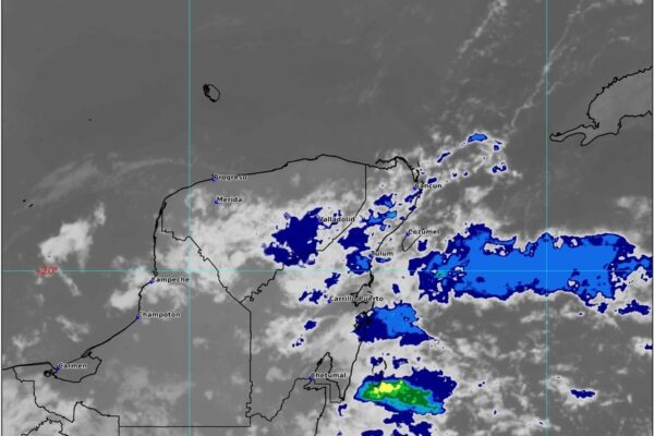 Lloverá fuerte en Quintana Roo, de acuerdo con el SMN