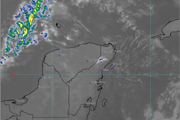 Probabilidad de lluvias aisladas en Quintana Roo