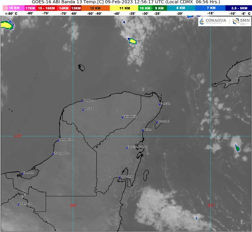 Pronostican chubasco en Quintana Roo