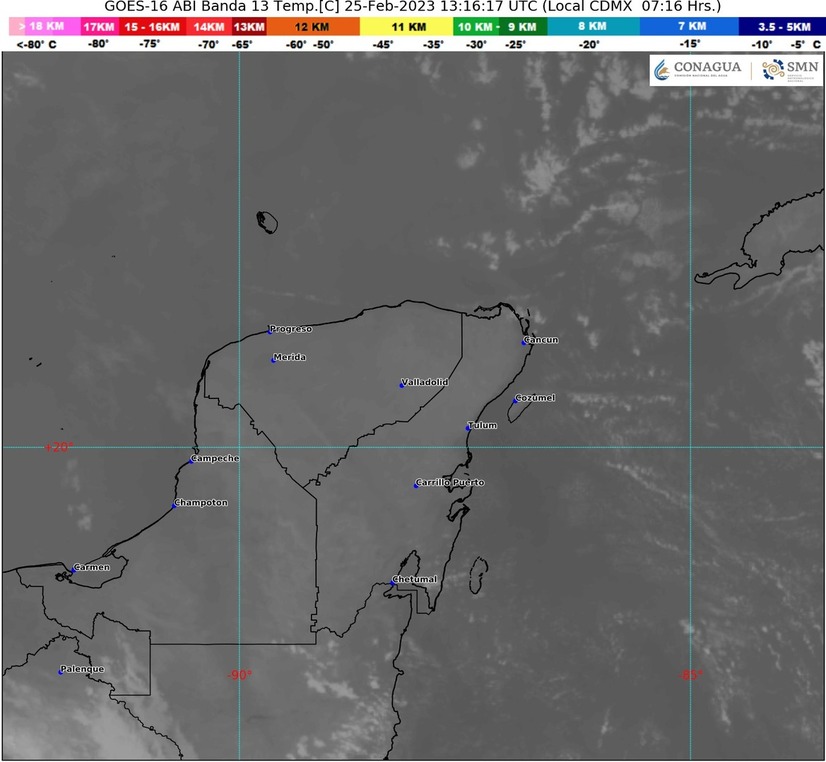 Lluvias aisladas y calor, para Quintana Roo