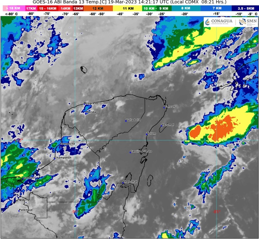 Se esperan lluvias muy fuertes en Quintana Roo