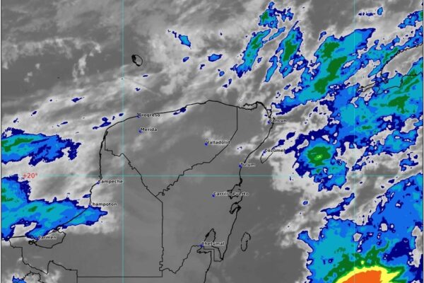 Se espera para Quintana Roo cielo nublado y chubascos