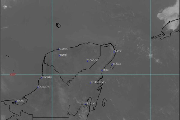 Prevén cielo nublado con lluvias aisladas para Quintana Roo