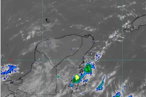 Pronostican lluvias puntuales intensas en Quintana Roo