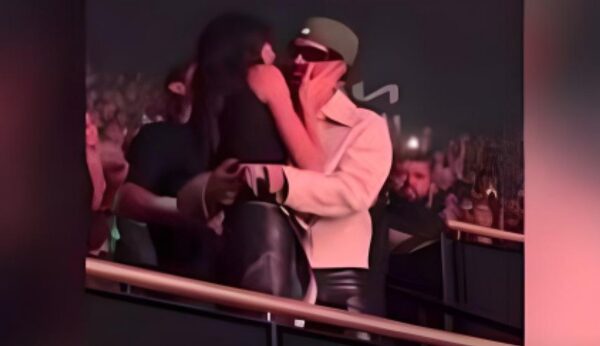 ¡ATRAPADOS! Kendall Jenner y Bad Bunny se besan en el concierto de Drake