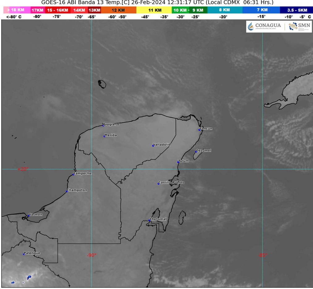 ESPERAN CIELO PARCIALMENTE NUBLADO CON LLUVIAS AISLADAS