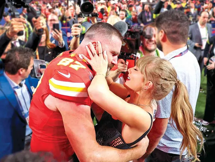 Taylor Swift y Travis Kelce, ¡touchdown al amor!