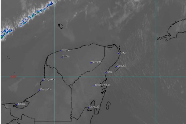 NUBOSIDAD Y LLUVIAS AISLADAS EN CAMPECHE Y QUINTANA ROO