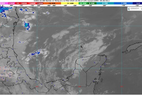 Pronostican lluvias ligeras para Quintana Roo