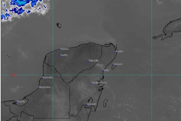 PRONOSTICAN DÍA NUBLADO SIN LLUVIAS PARA LA PENÍNSULA DE YUCATÁN