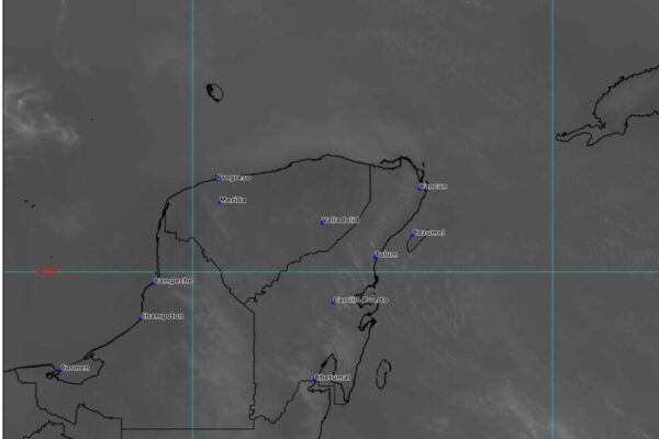 PRONOSTICAN LLUVIAS AISLADAS EN LA PENÍNSULA DE YUCATÁN