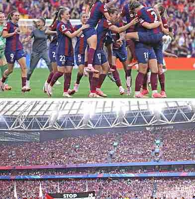 Barça femenil refrenda su corona en la Champions