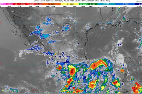 La onda tropical 8 recorrerá el oriente y sur de México