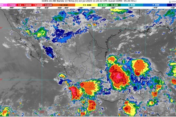 Onda tropical con probabilidad de desarrollo ciclónico, afectará a Guerrero