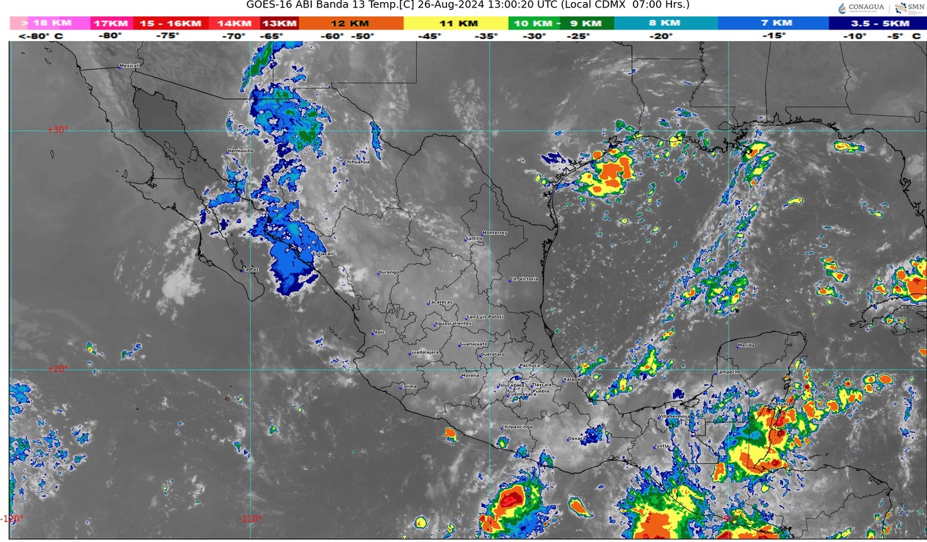 Onda Tropical número 19 traerá intensas lluvias a varias regiones del país