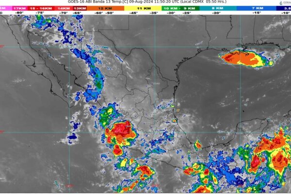 La onda tropical número 15 se extenderá sobre el sureste y la península de Yucatán