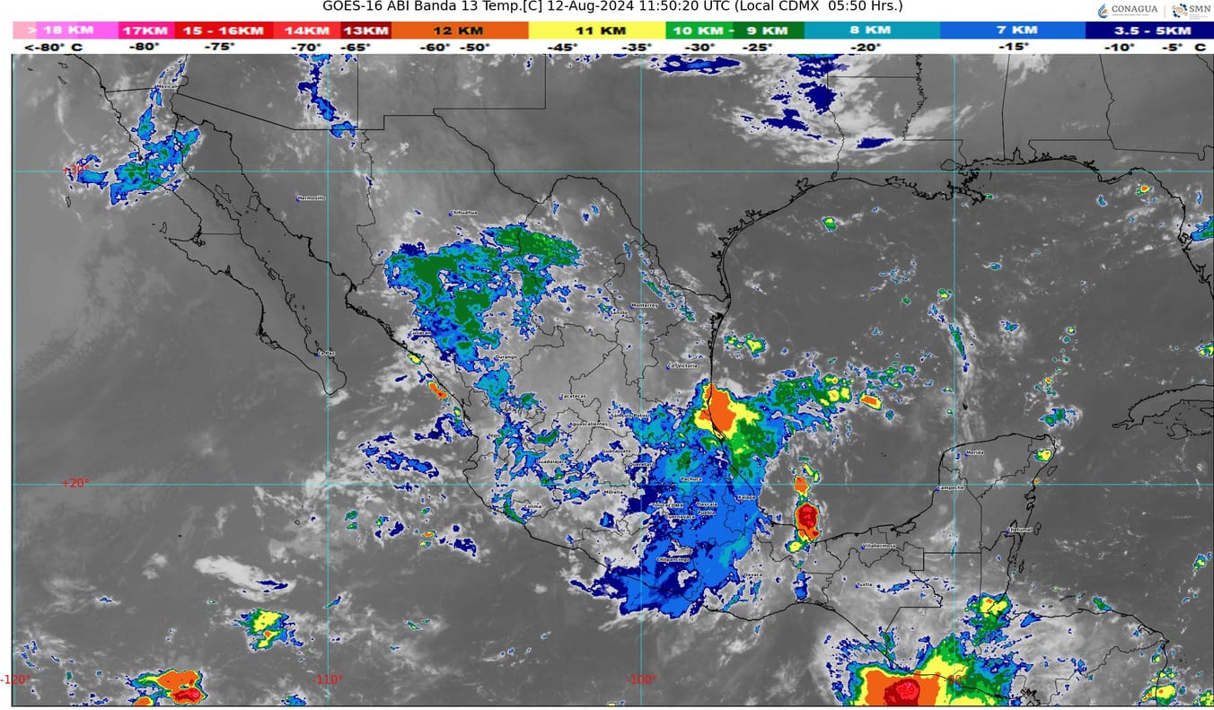 Pronostican lluvias intensas y vientos en el Noroeste de México