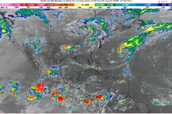 Pronostican lluvias muy fuertes en el noroeste del país