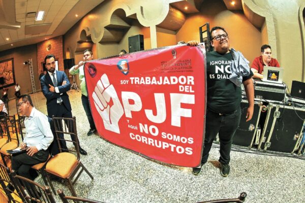 Trabajadores del Poder Judicial inician paro indefinido de labores