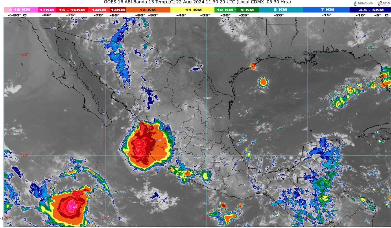 La onda tropical número 17 recorrerá el litoral del Pacífico