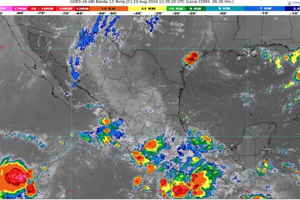 Lluvias puntuales intensas en zona de Nayarit, Jalisco, Guerrero y Oaxaca