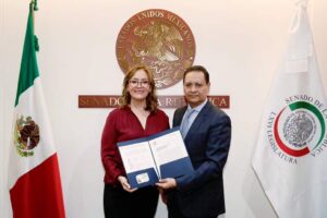 Vero Díaz recibe su acreditación como Senadora por Zacatecas