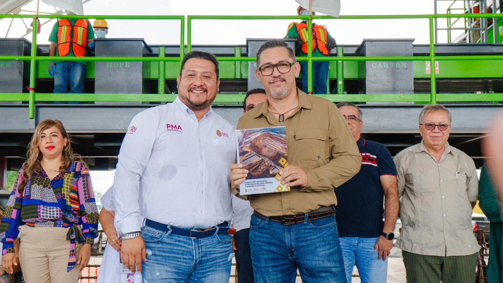 Salvador Murrieta participa en la apertura del Centro de Transferencia de Residuos “El Naranjal”