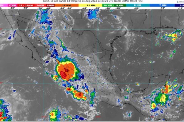 Pronostican lluvias puntuales intensas en Sinaloa, Nayarit, Jalisco y Chiapas