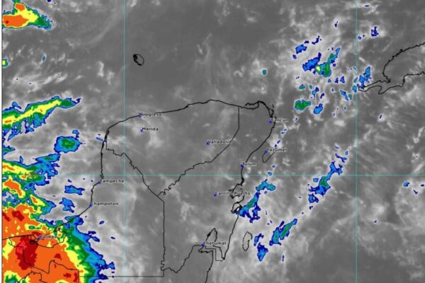 Pronostican temporal de lluvias en la Península de Yucatán y en la zona Sureste