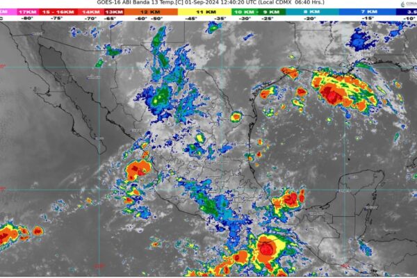 El sistema frontal número uno sigue afectando a México