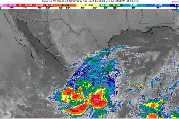 El huracán John vuelve impactar el Occidente de México