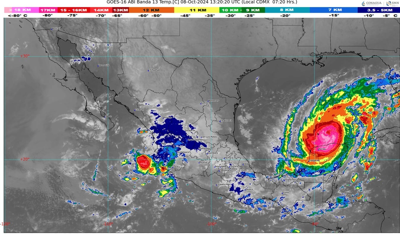 Prevén lluvias intensas en Yucatan y Quintana Roo