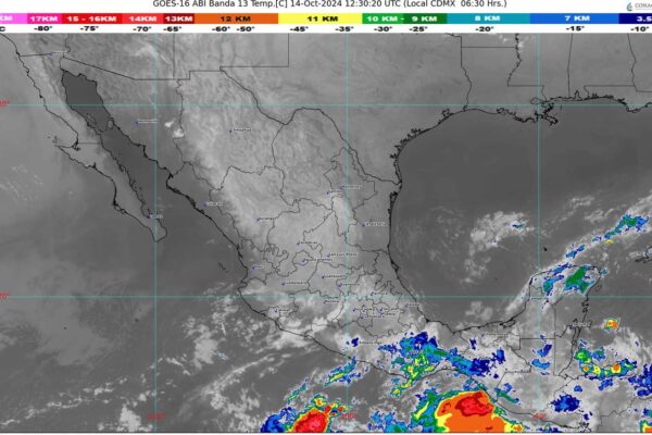 La onda tropical número 26 se desplazará sobre la Península de Yucatán